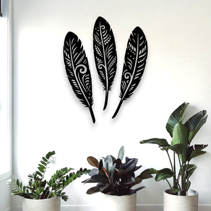 NZ Feather Wall Art Set