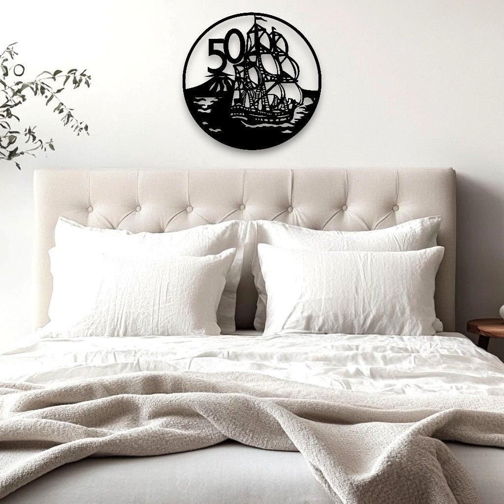 New Zealand Fifty Cent Coin Wall Art