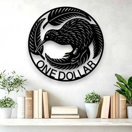 New Zealand One Dollar Coin Wall Art