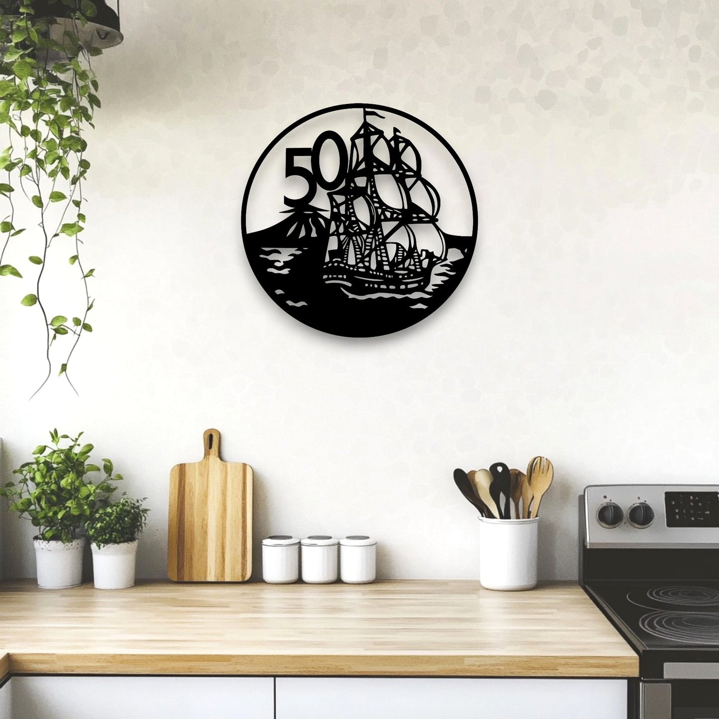 New Zealand Fifty Cent Coin Wall Art