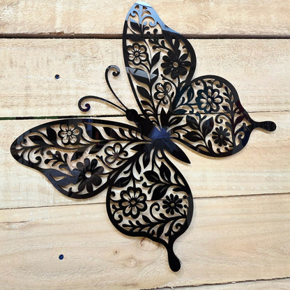 Floral Butterfly Wall Art
