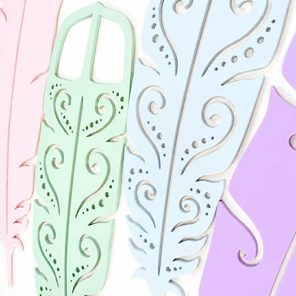 Pastel Huia Feather Trio