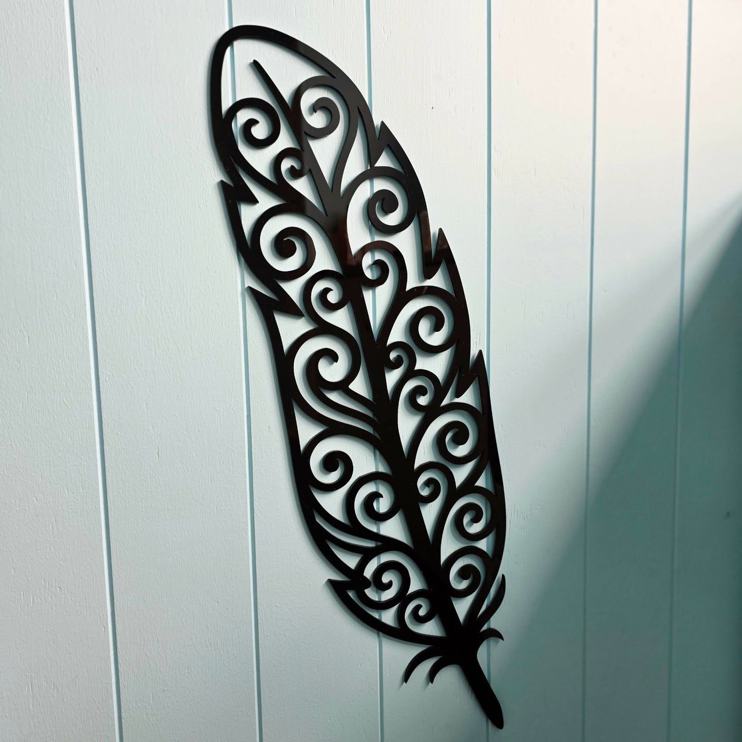 Koru Feather Wall Art + FREE Koru Earrings