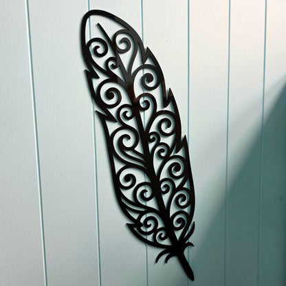 Koru Feather Wall Art + FREE Koru Earrings