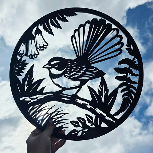 Garden Pīwakawaka Wall Art