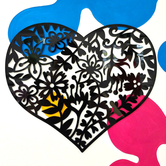Flower Heart Wall Décor