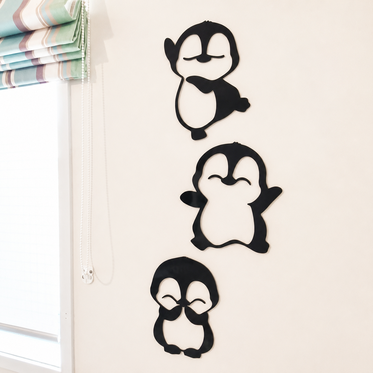 Cute Penguin Wall Art Set