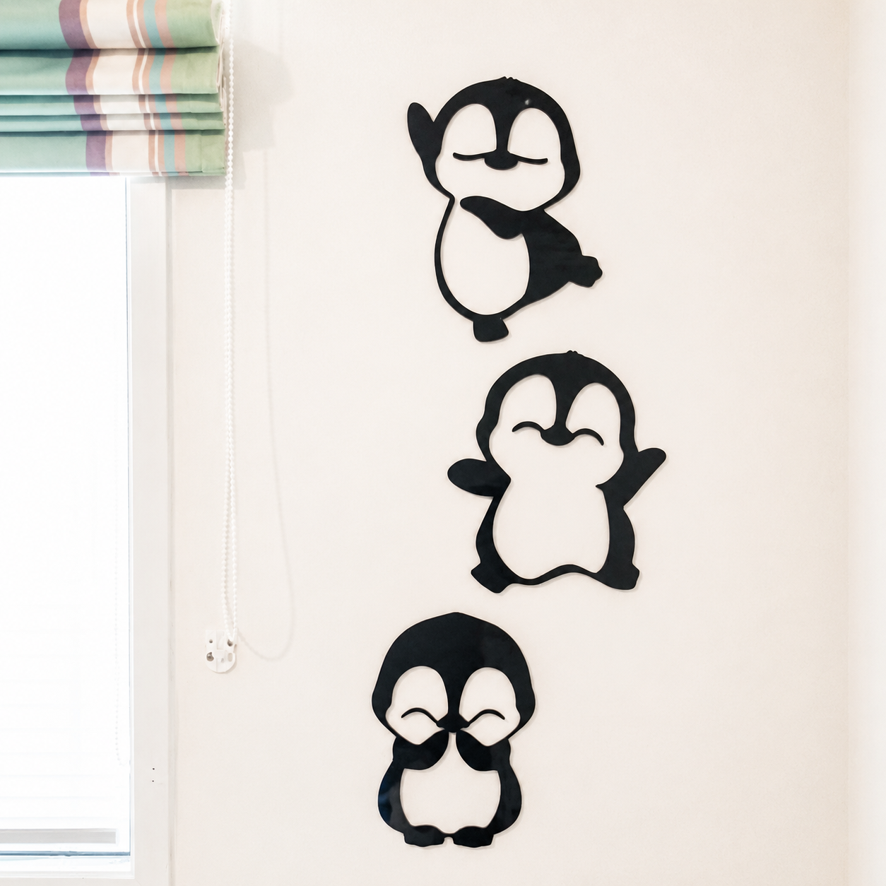 Cute Penguin Wall Art Set