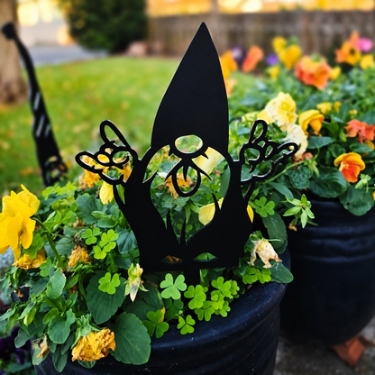 Rockstar Gnome Plant Stakes | Set of 3