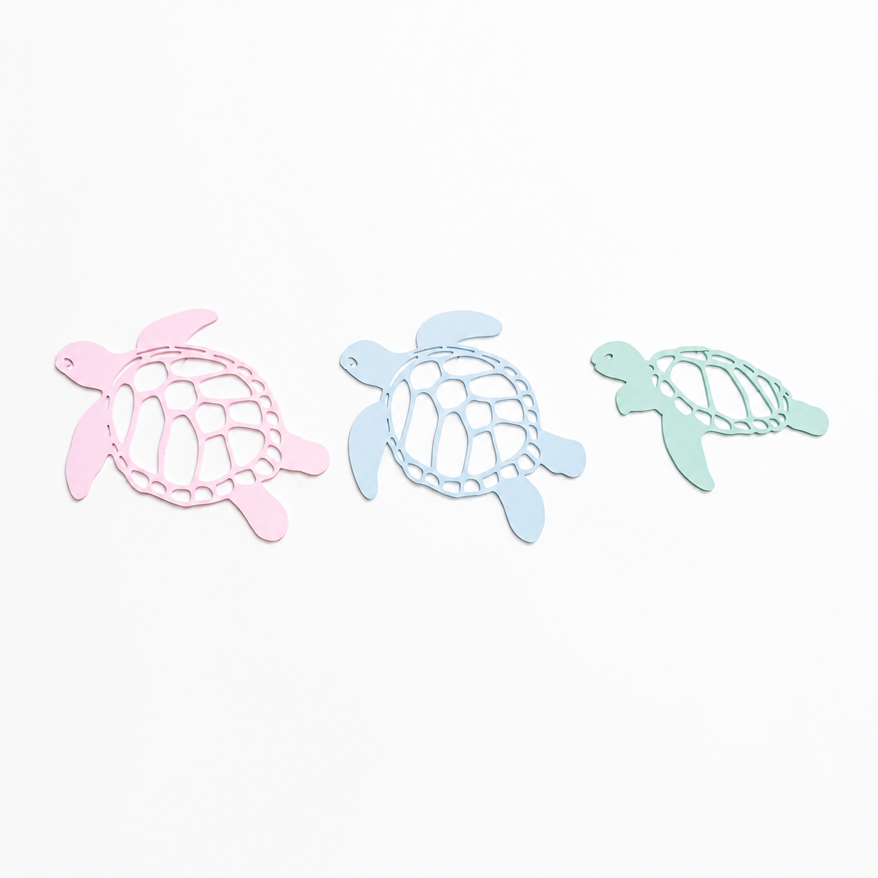 Pastel Sea Turtle Wall Art Set