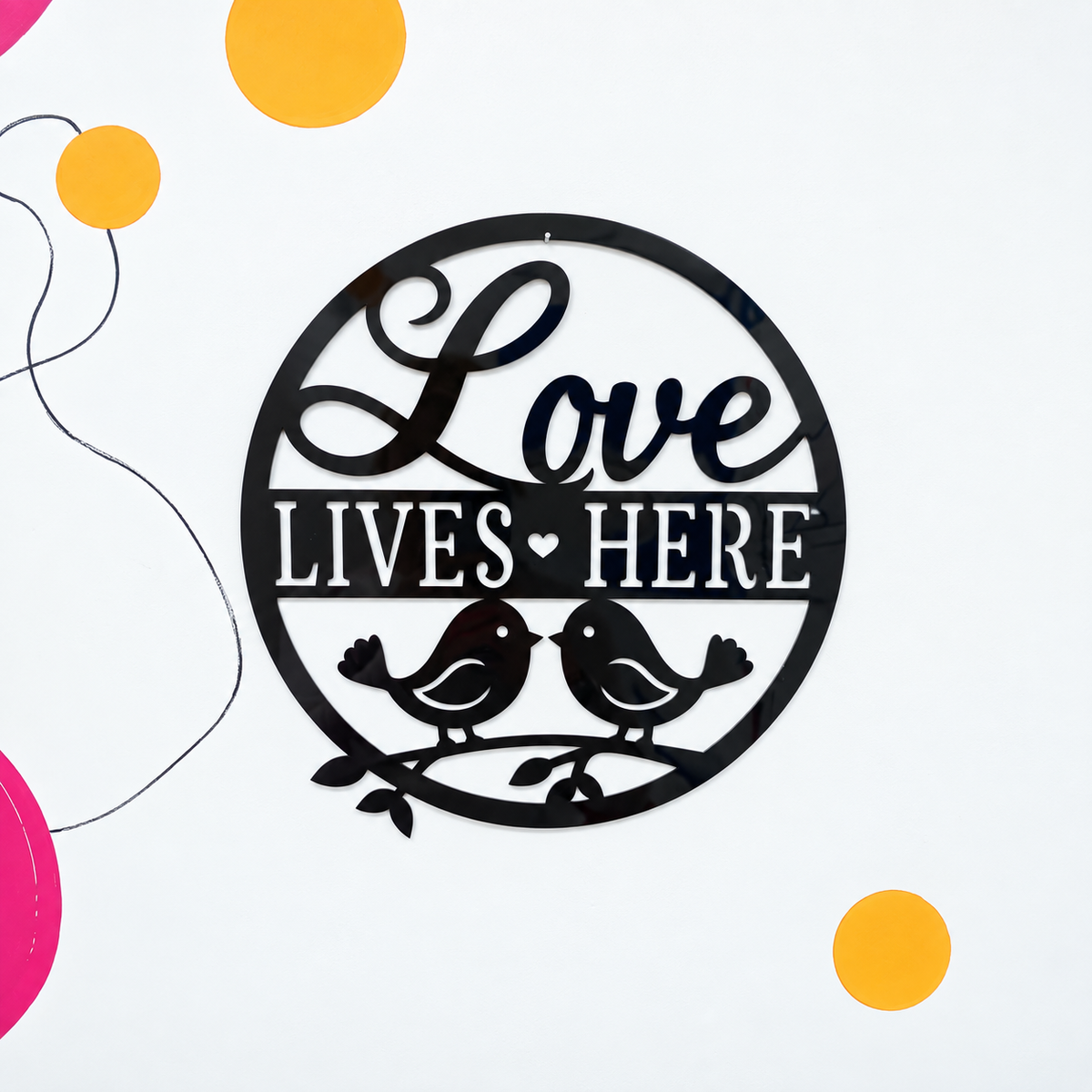 Love Lives Here Wall Art