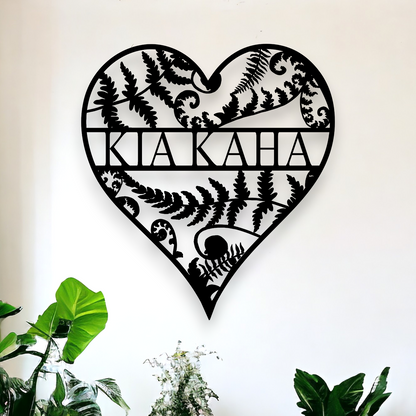 Personalised Fern Heart Wall Art