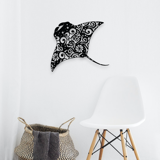 Mandala Stingray Wall Art