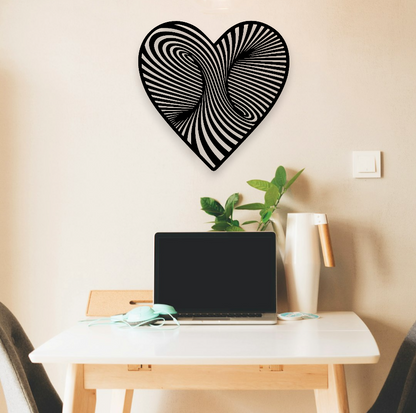 Twirl Heart Wall Art