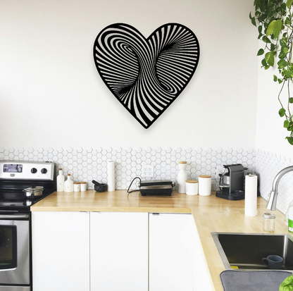 Twirl Heart Wall Art