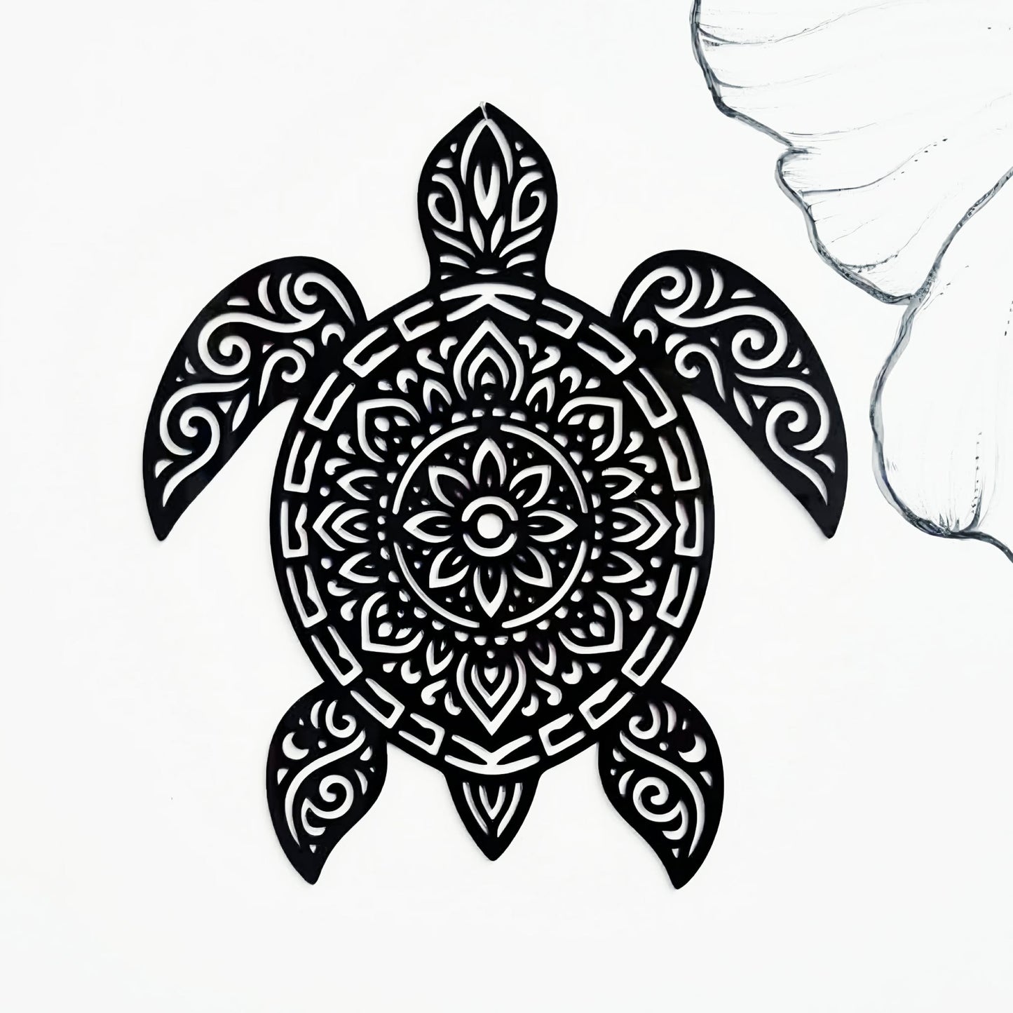 Mandala Sea Turtle Wall Art