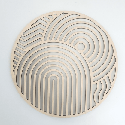 Abstract Geometric Wall Art Wall Decor Whimsic 