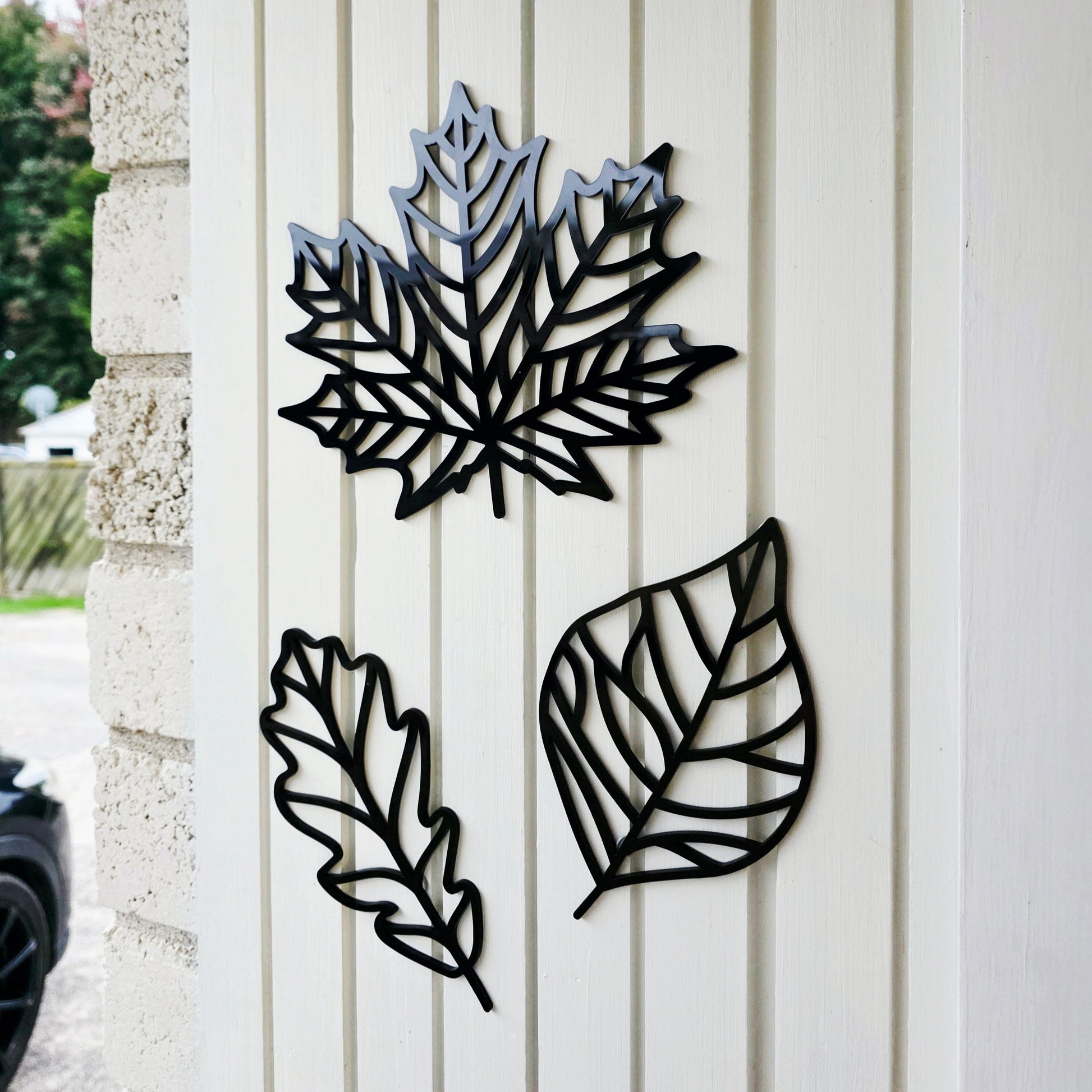 Autumn Leaves Wall Art Set Wall Decor Whimsic 