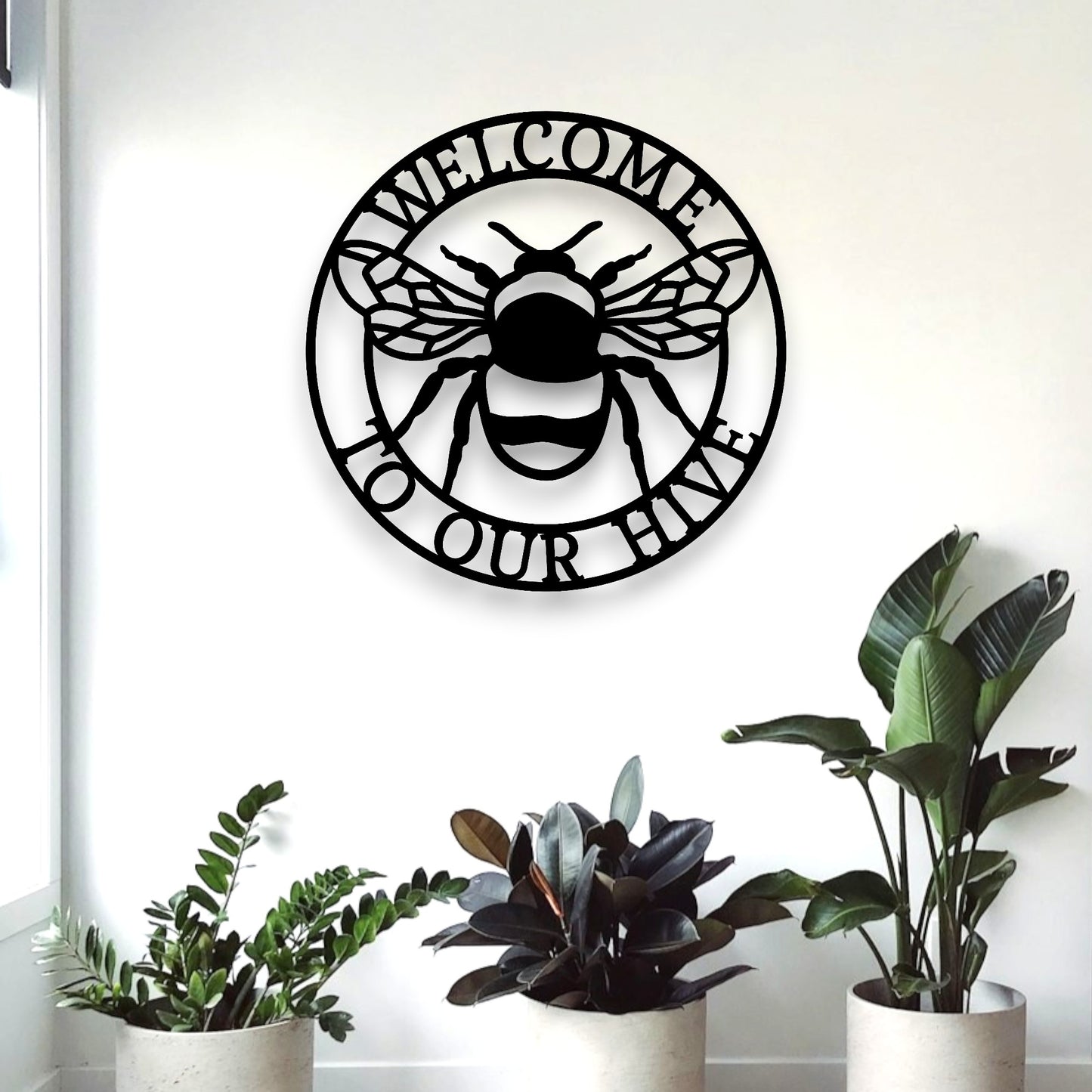 Welcome To Our Hive Wall Art