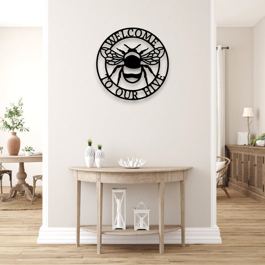 Welcome To Our Hive Wall Art