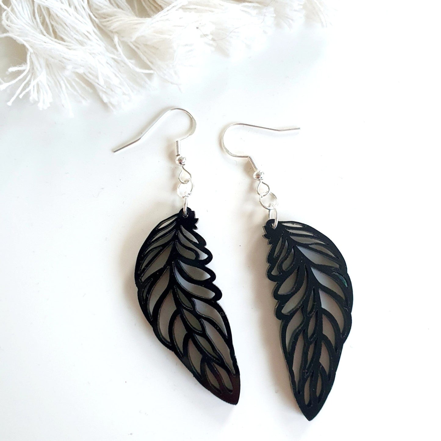 Boho Feather Earrings Earrings Whimsic 