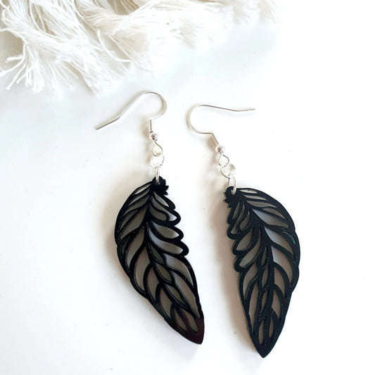 Boho Feather Earrings Earrings Whimsic 