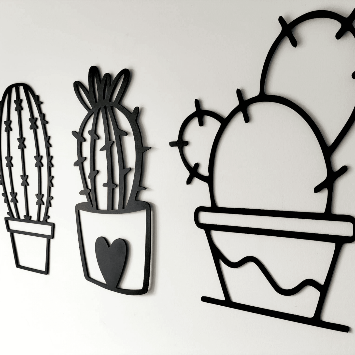 Cacti Wall Art Set Whimsic 