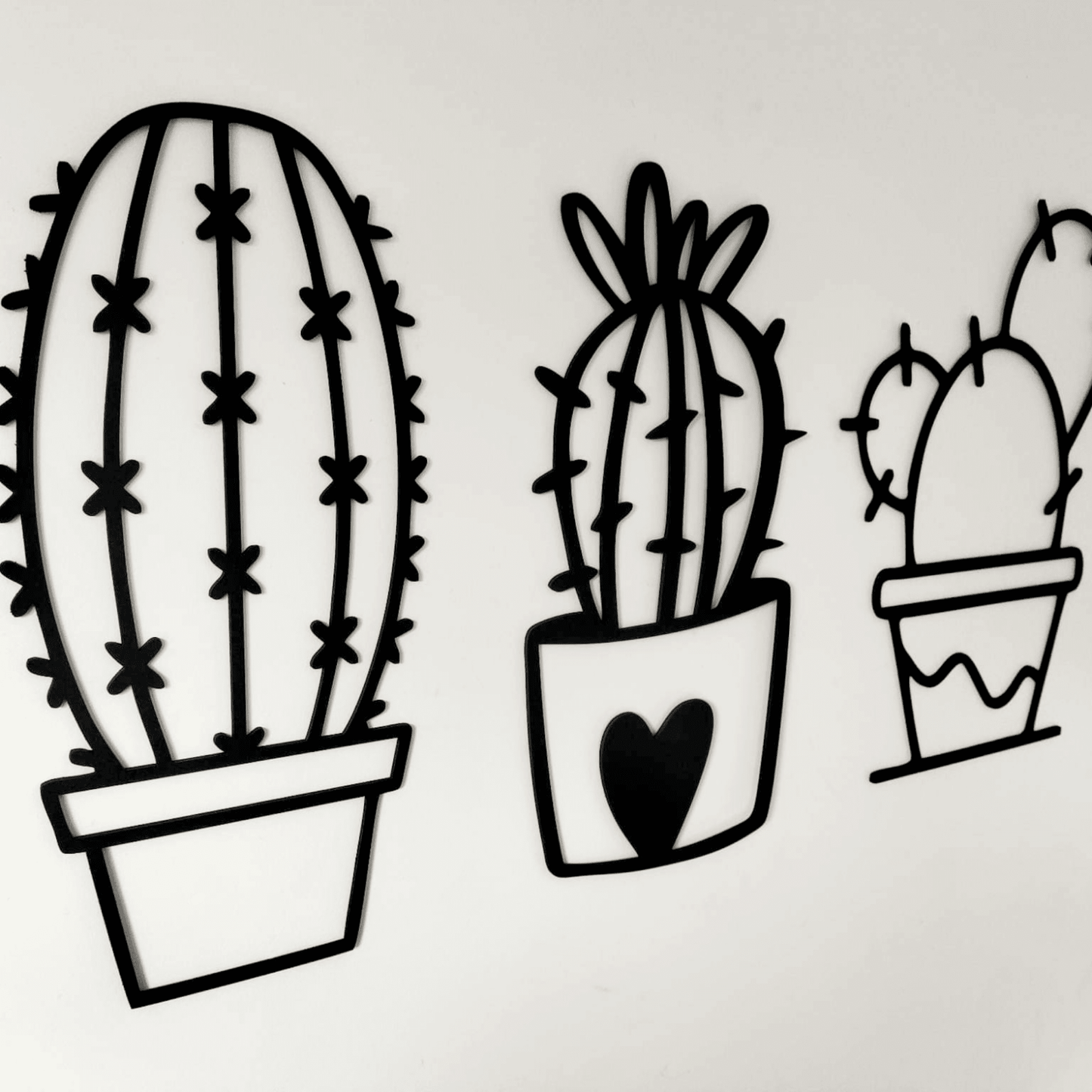 Cacti Wall Art Set Whimsic 