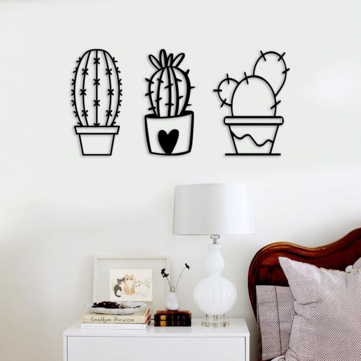 Cacti Wall Art Set