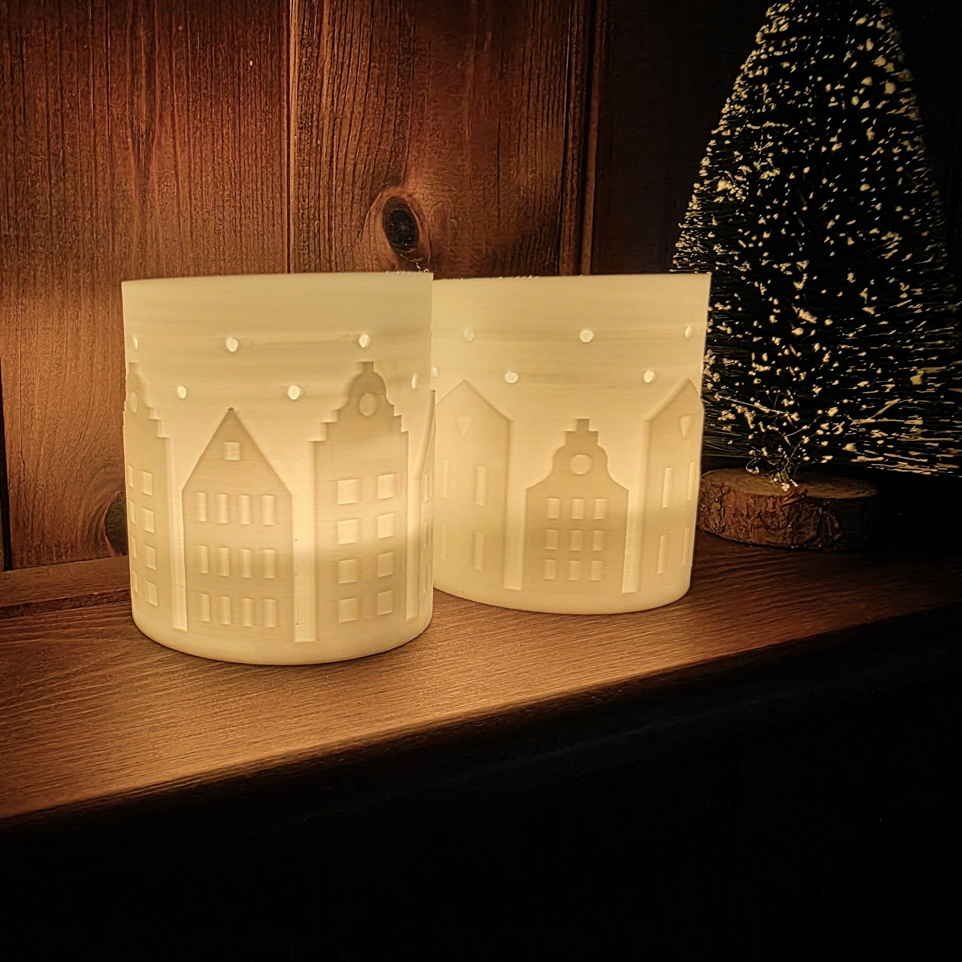 Christmas Lantern Set Whimsic 