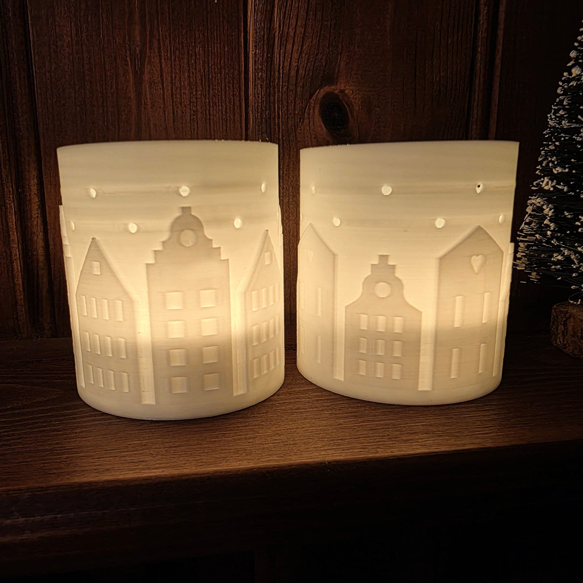Christmas Lantern Set Whimsic 