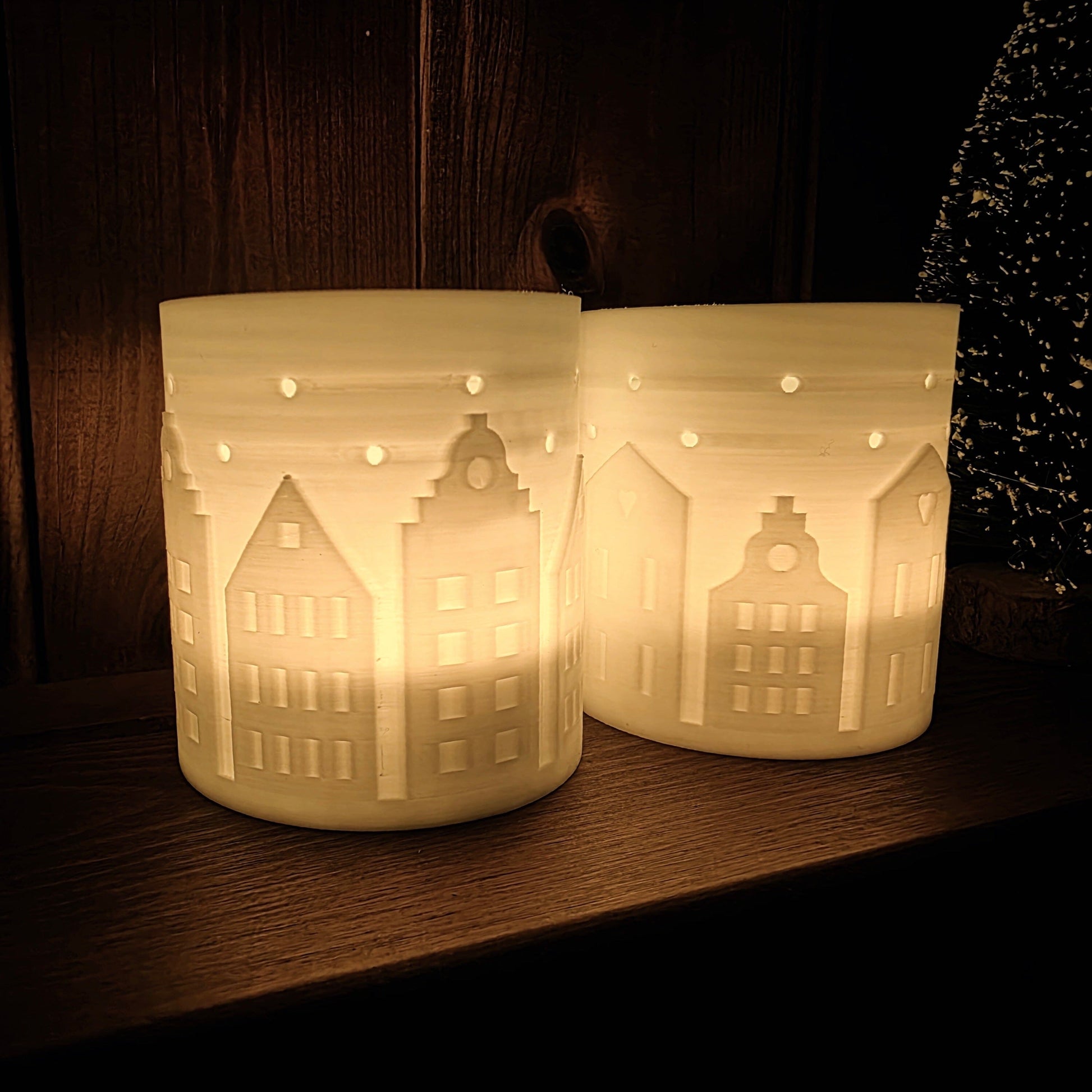 Christmas Lantern Set Whimsic 