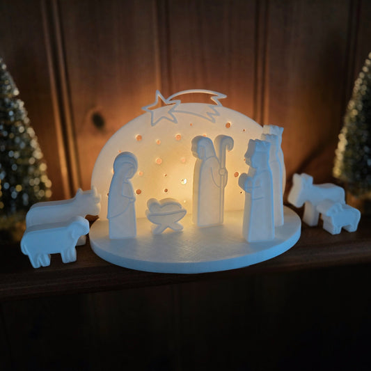 Christmas Nativity Scene Decor Set Whimsic 