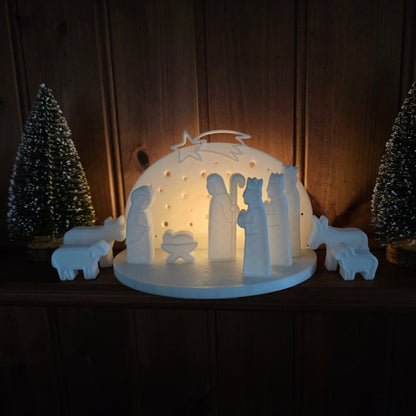 Christmas Nativity Scene Decor Set Whimsic 