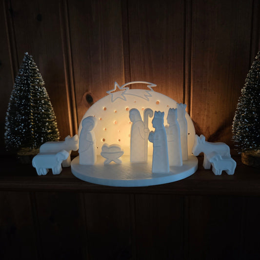 Christmas Nativity Scene Decor Set Whimsic 