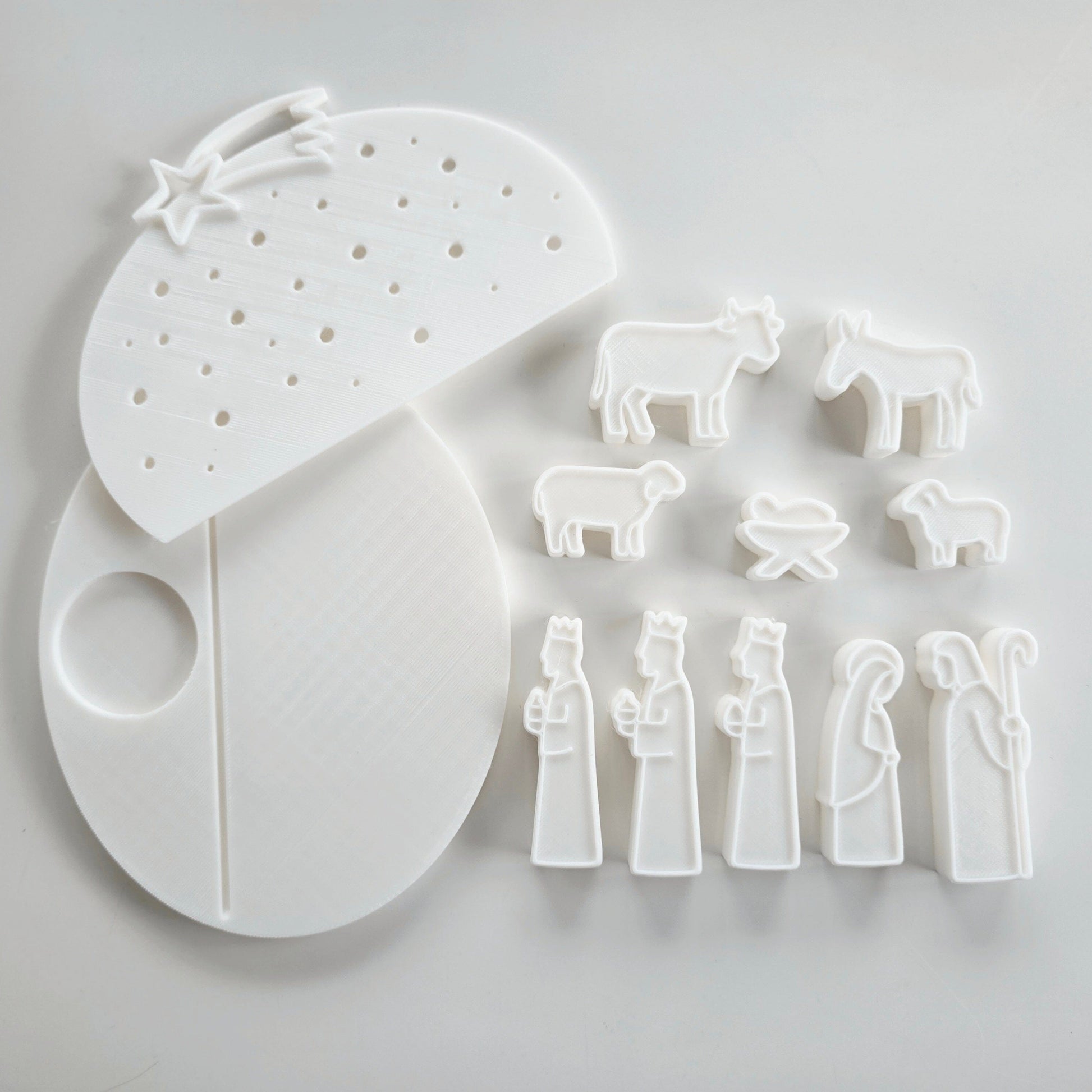 Christmas Nativity Scene Decor Set Whimsic 