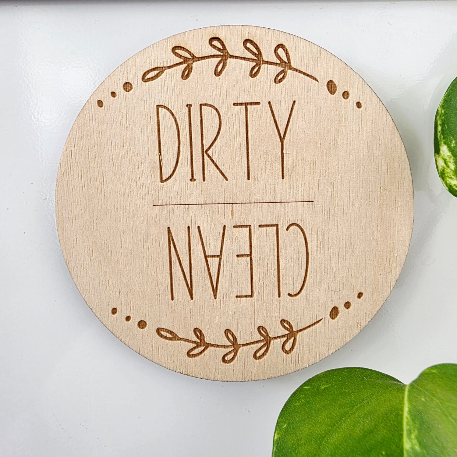 Clean Dirty Dishwasher Magnet Whimsic 