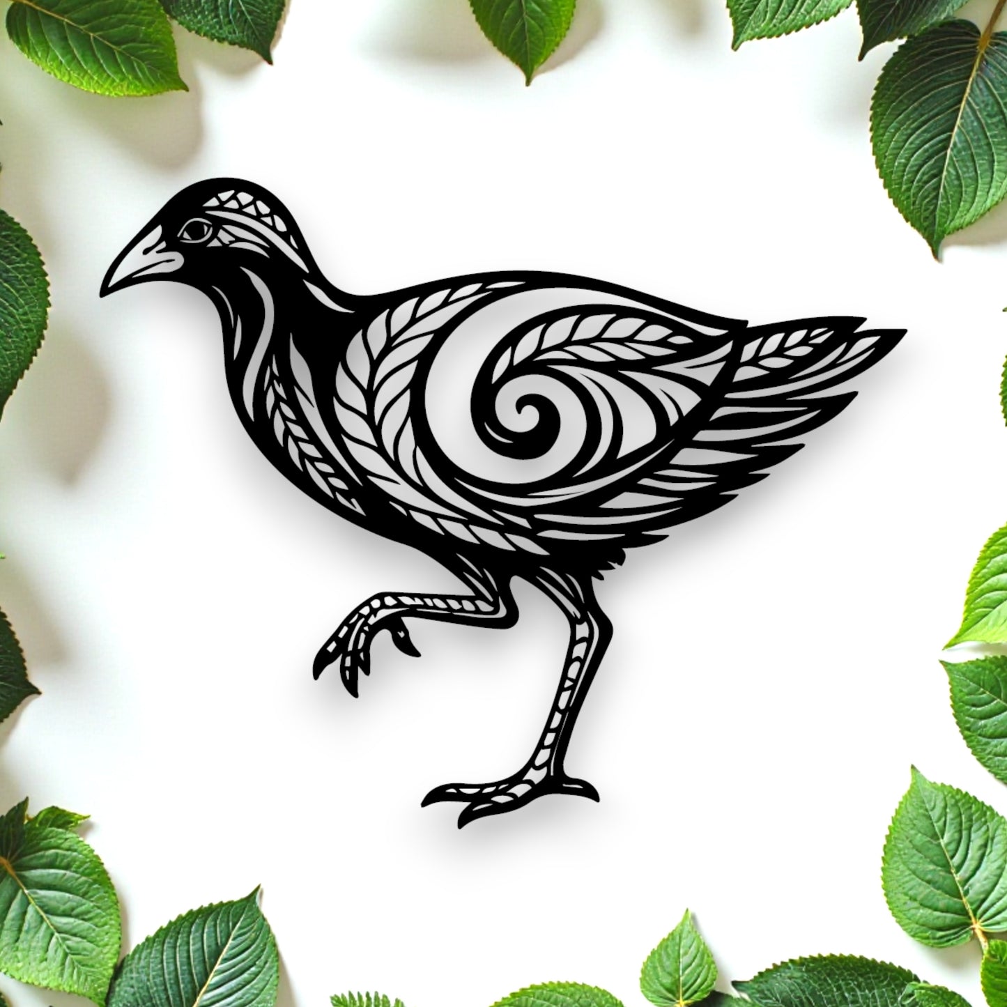 Koru Spirit Pūkeko Wall Art