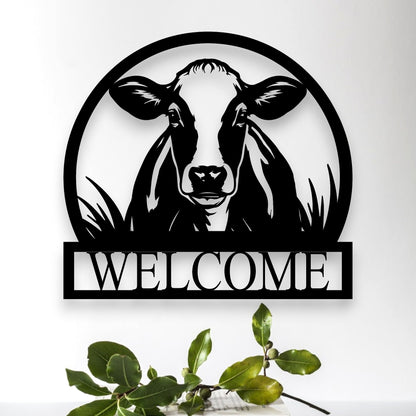 Personalised Cow Farm Sign