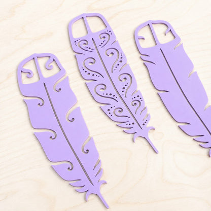 Pastel Huia Feather Trio