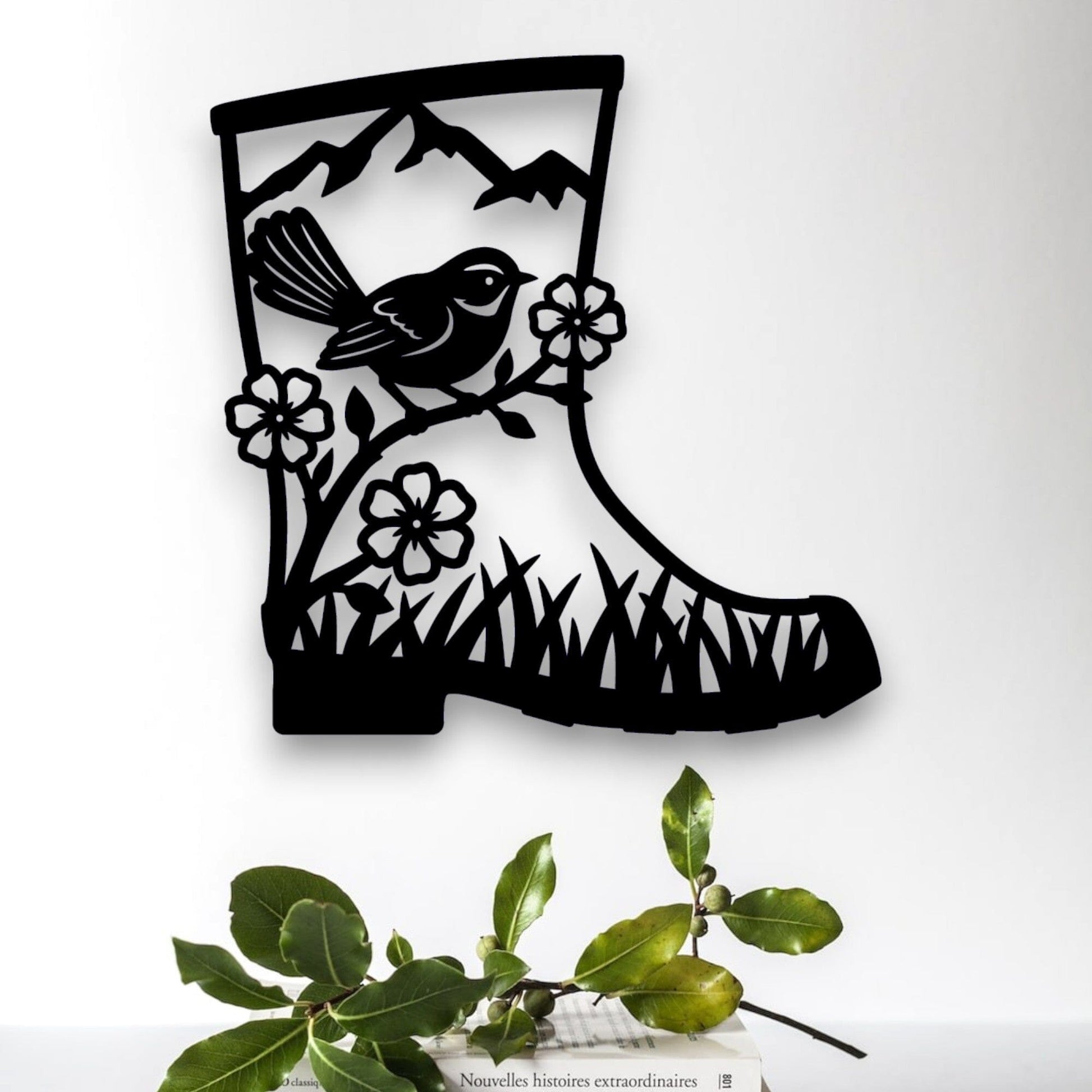Fantail Gumboot Wall Art Whimsic 