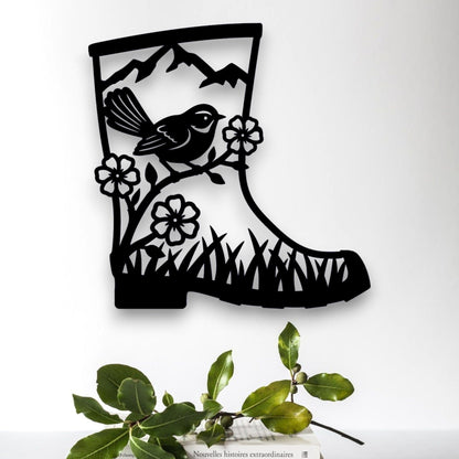 Fantail Gumboot Wall Art Whimsic 