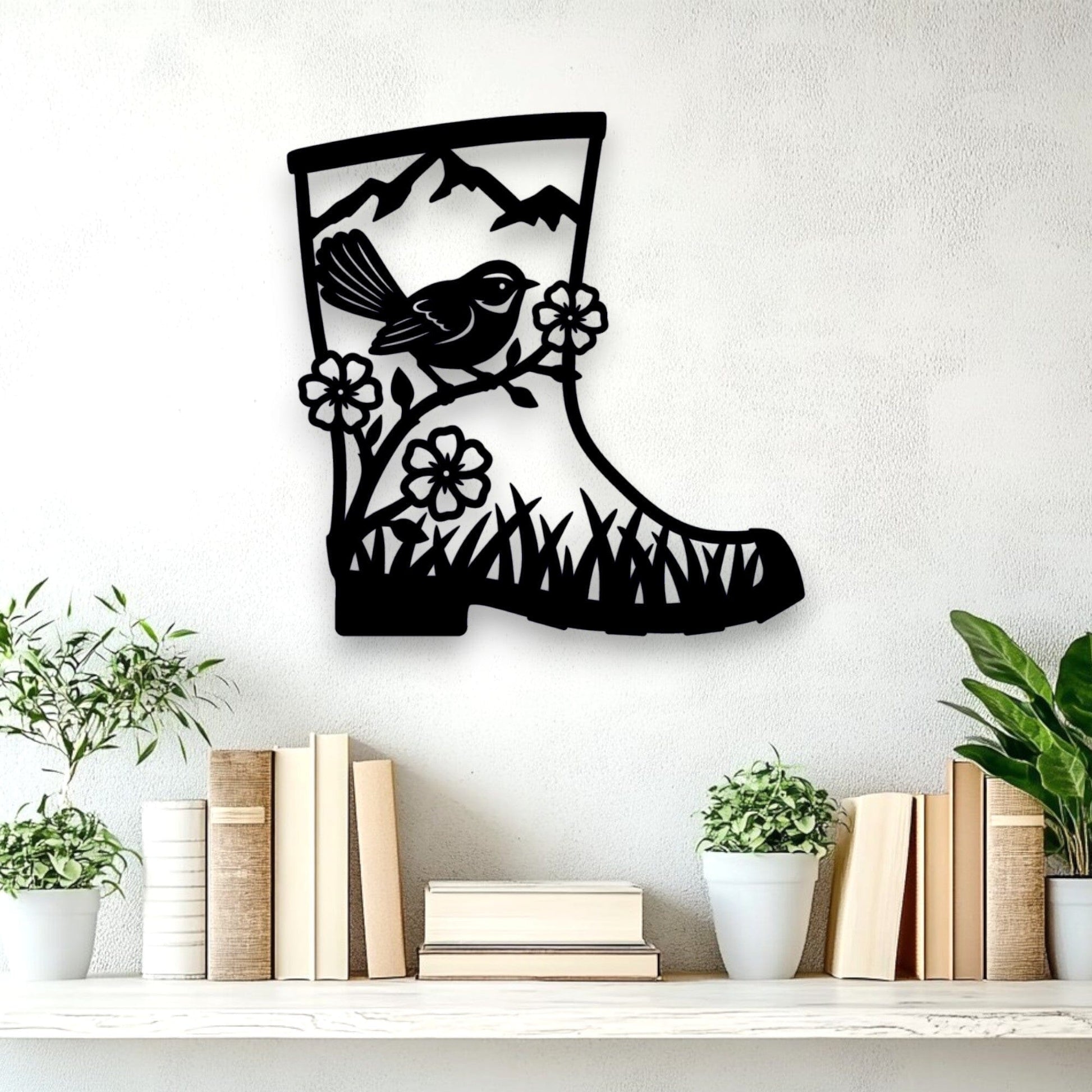 Fantail Gumboot Wall Art Whimsic 