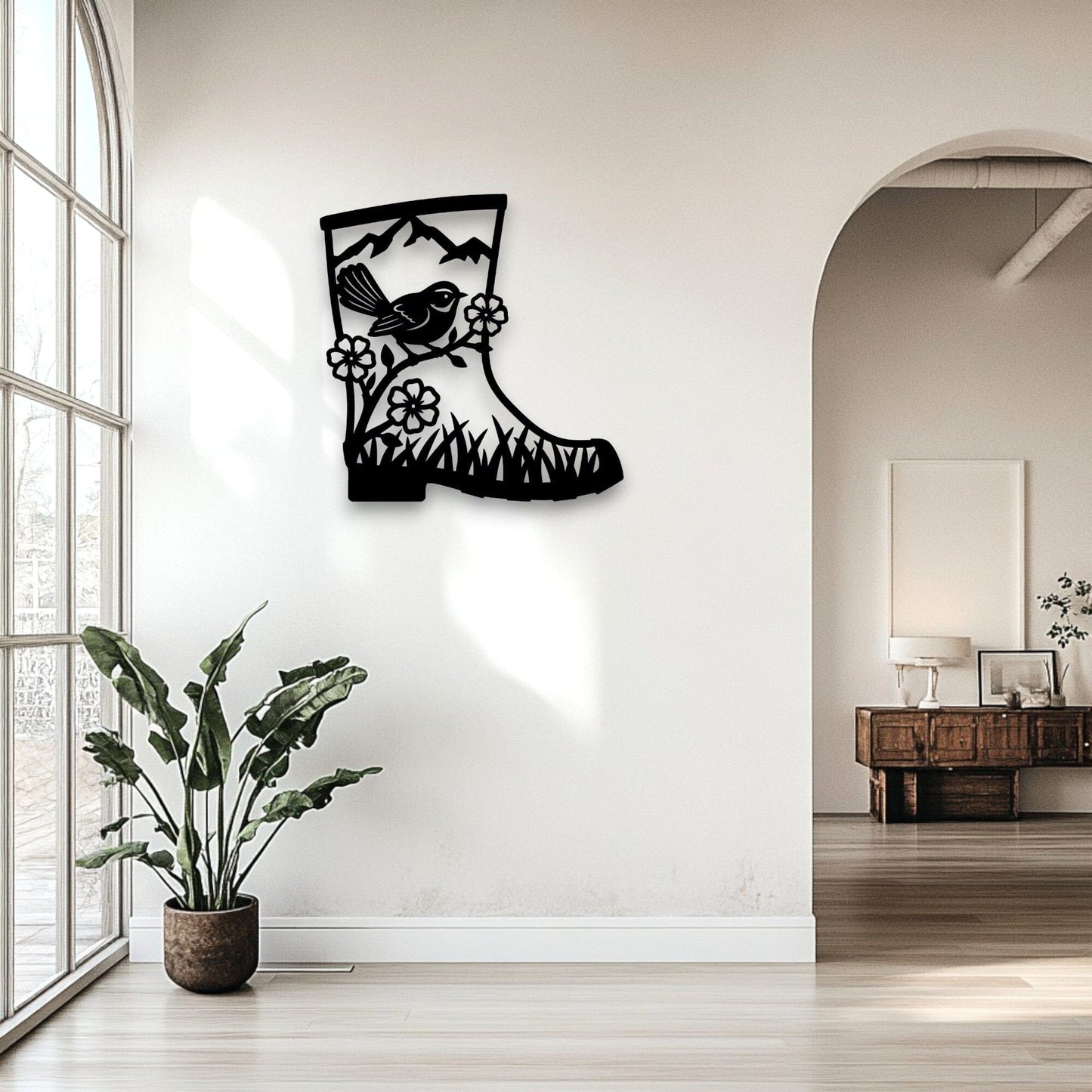Fantail Gumboot Wall Art Whimsic 