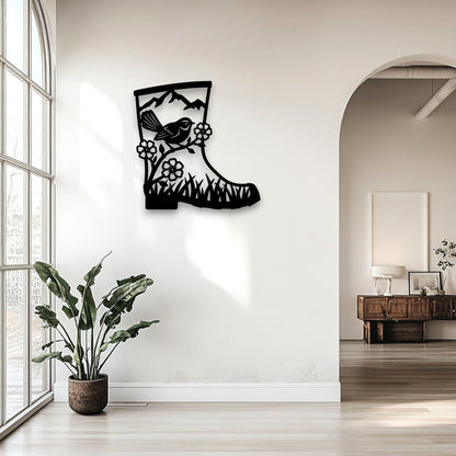 Fantail Gumboot Wall Art Whimsic 