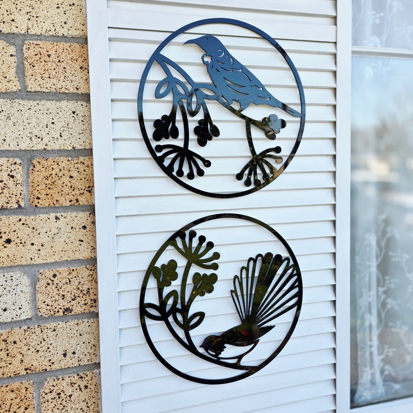 Fantail & Tui Wall Art Set Whimsic 