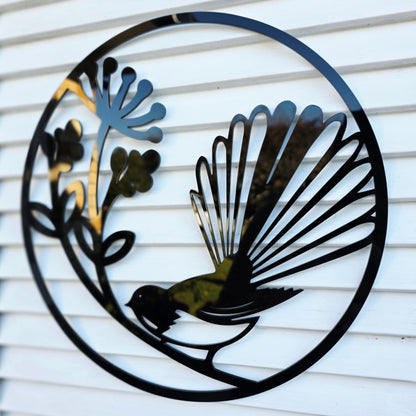 Fantail & Tui Wall Art Set Whimsic 