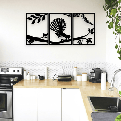 Fantail Wall Art Set Wall Decor Whimsic 