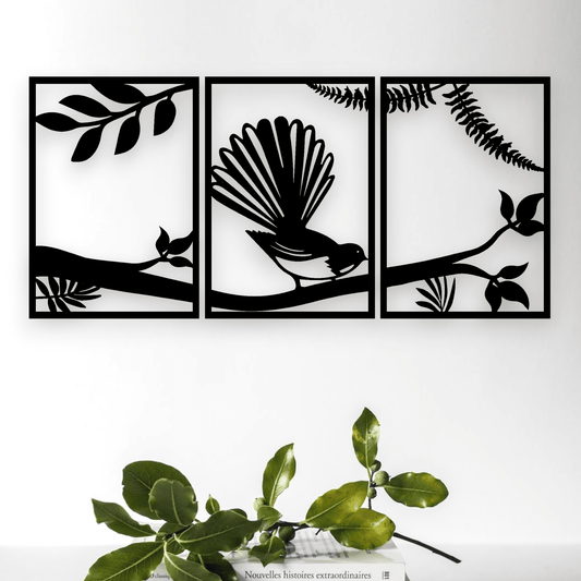 Fantail Wall Art Set Wall Decor Whimsic 