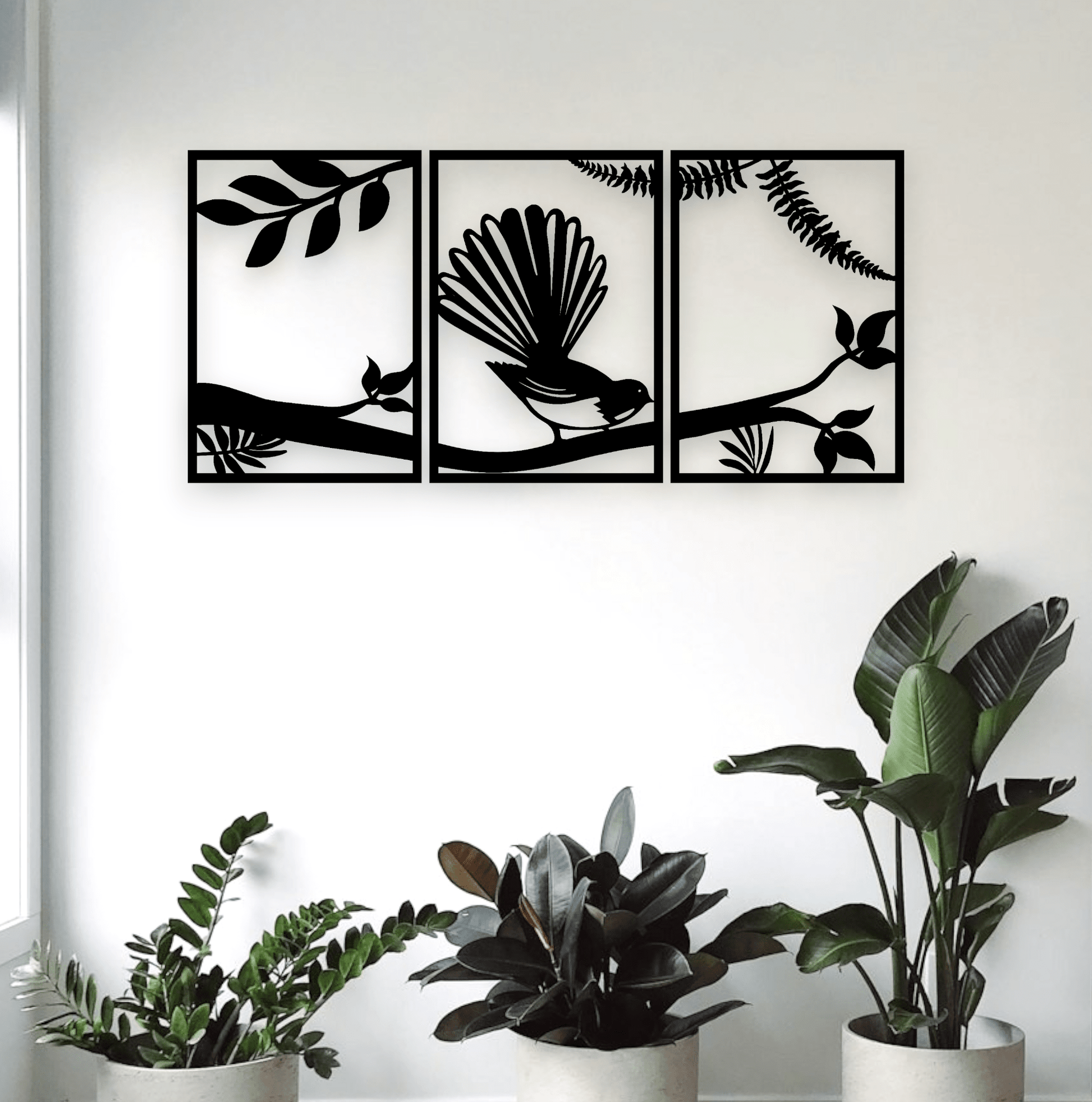 Fantail Wall Art Set Wall Decor Whimsic 